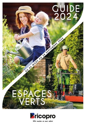 couverture Guide Espaces verts 2024